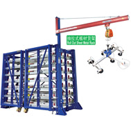 Roll Out Sheet Metal Rack